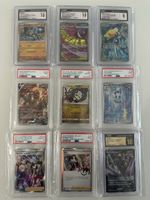 Pokémon Karten Sammlung – 9x PSA/CGC Graded – PSA 10 Rayquaz