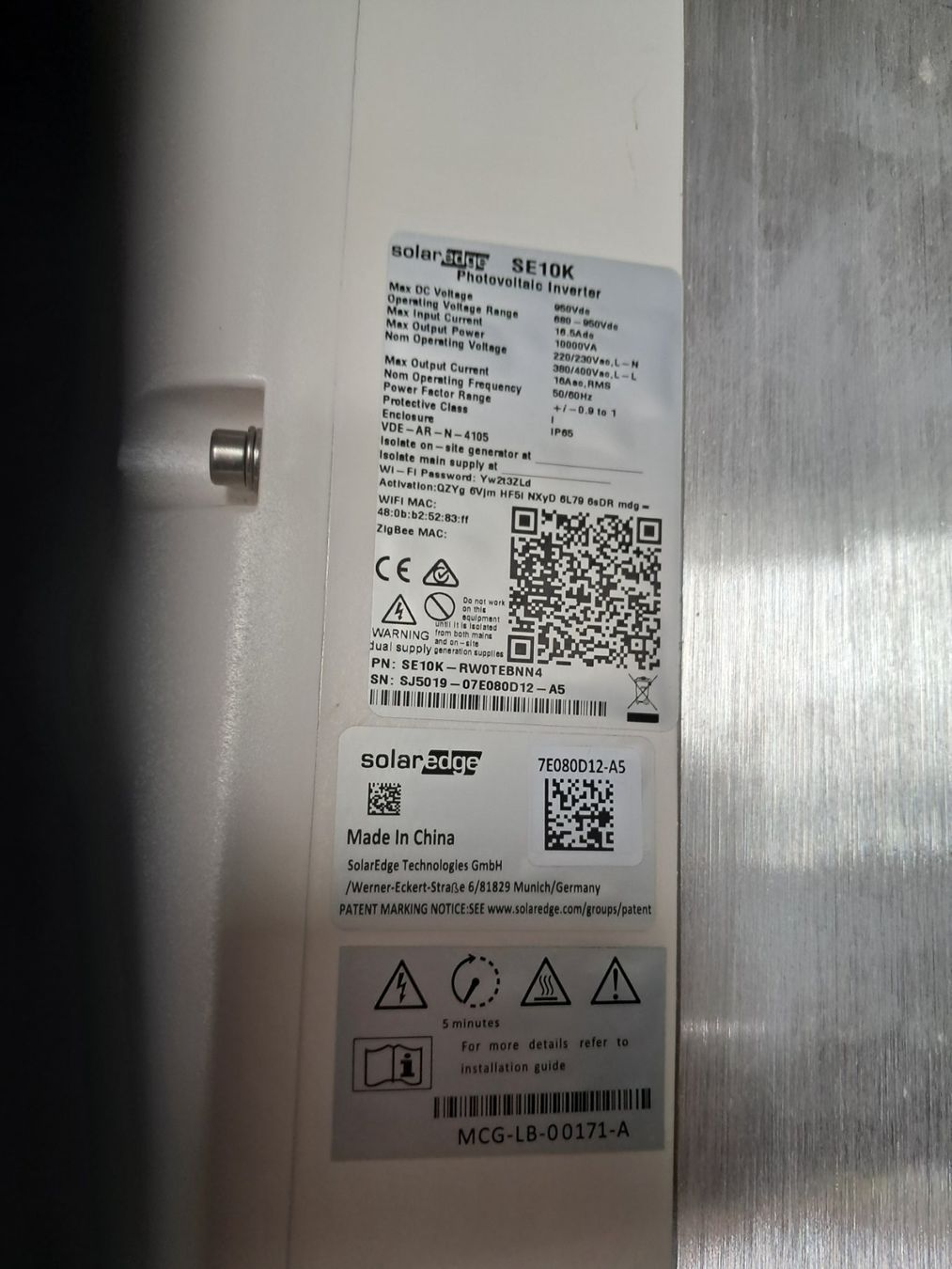 SolarEdge Onduleurs: Onduleur Solaredge SE10 – D'occasion à Geneveys-Coffrane par lesblesdor 4