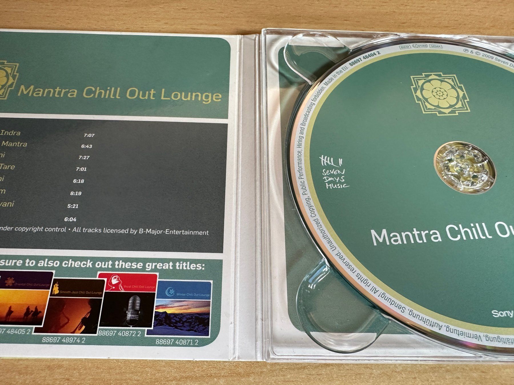 CDs: Various – Mantra Chill Out Lounge – Gebraucht aus Rikon im Tösstal von Alpenmutz 2