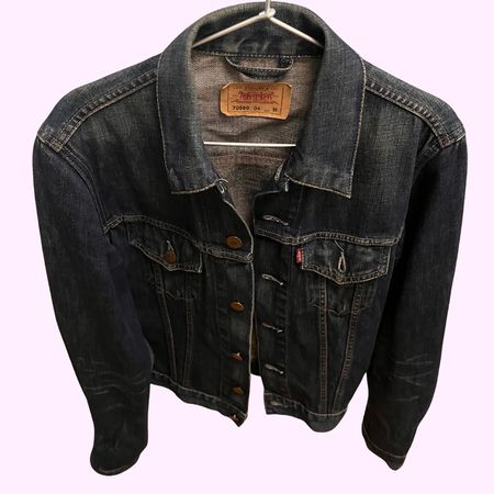 Jeansjacke Levi's 70590 Grösse M dunkelblau guter Zustand