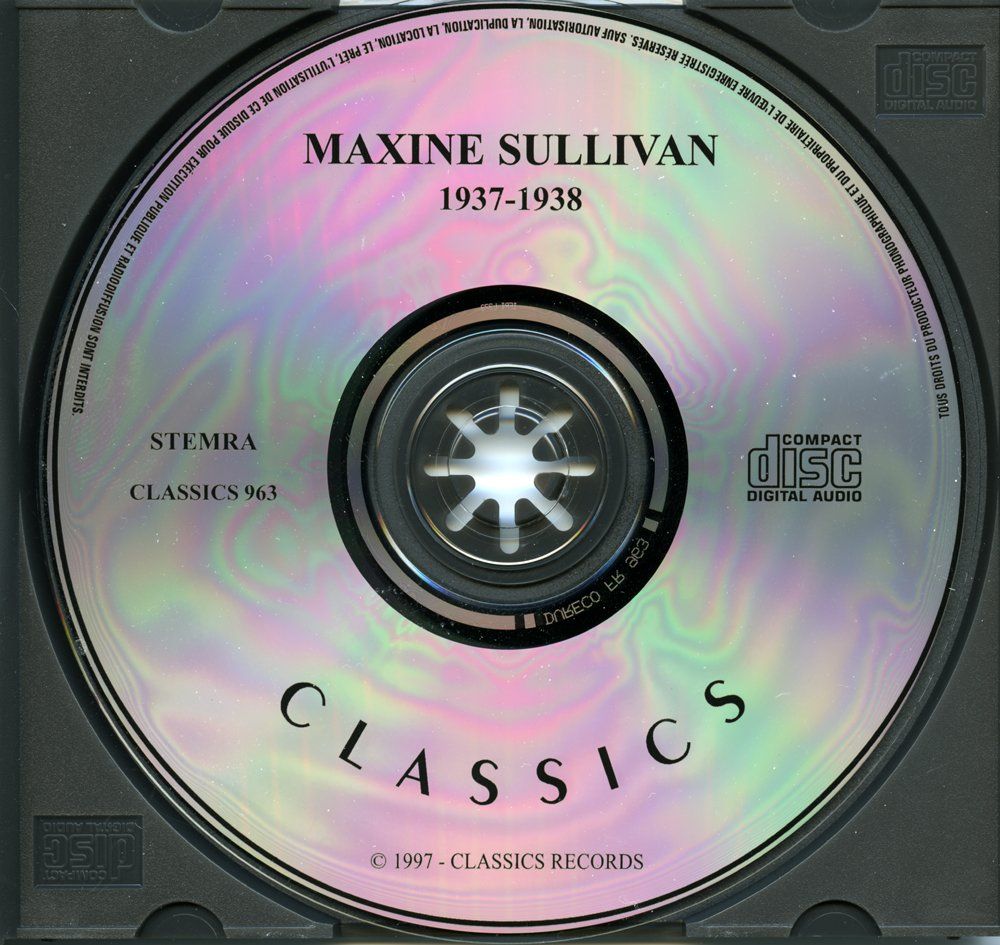 CD: Jazz-CD:  Maxine Sullivan 1937 - 1938  (Classics) – Usato da Hochfelden venduto da mue_lhm9 2