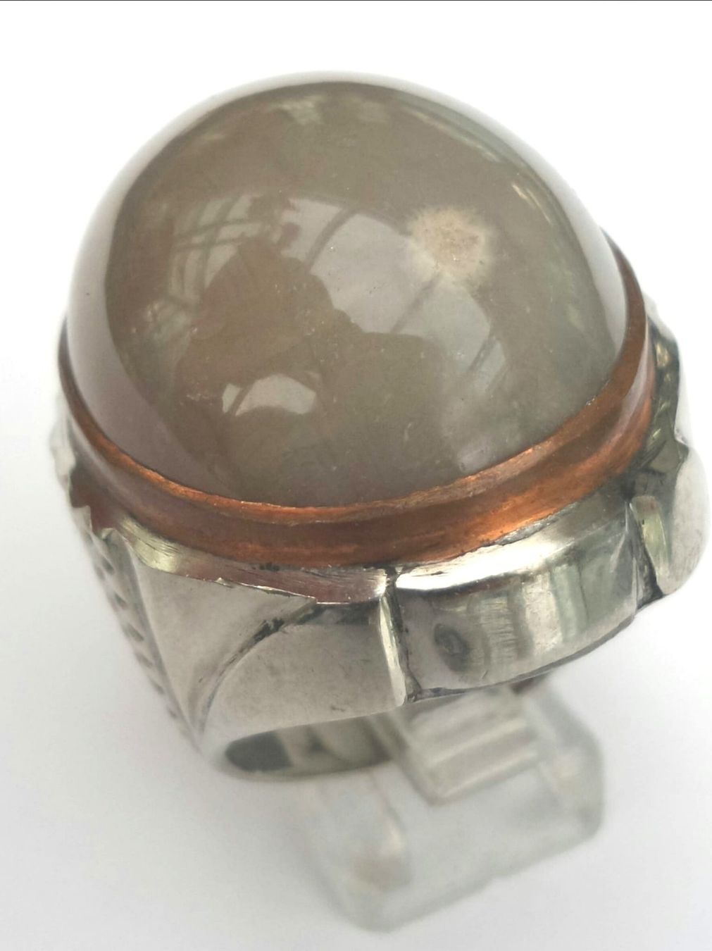 Anelli: Grosser Ring mit grauem Stein – Nuovo (secondo la descrizione) da Zürich venduto da Bieter04