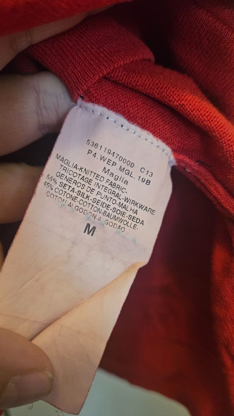 Max Mara Maglioni & Felpe: Pulloverino rosso misto seta Weekend Max Mara tg.M – Usato da Melano venduto da H-Sara 3