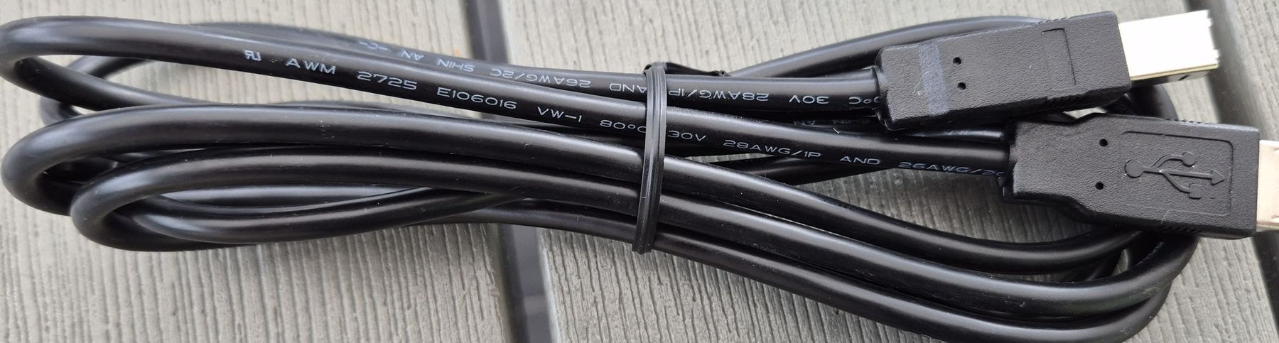 Cavi: USB Kabel Schwarz USB-A auf USB-B neu – Nuovo (secondo la descrizione) da Kaltbrunn venduto da mic_v58g