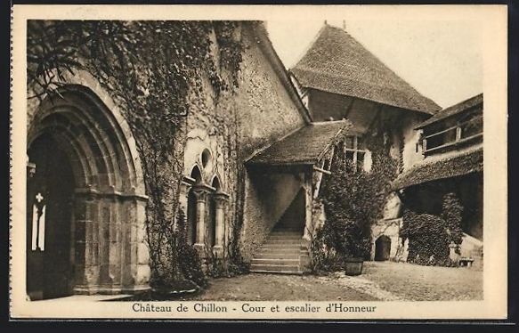 Ansichtskarten: Chillon, Château de Chillon, Cour et es – Gebraucht aus Berlin von bartko-reher