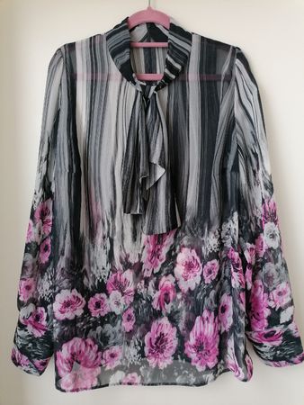 Elegante Bluse, Gr. 40