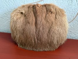 Muff / Handwärmer aus Kaninchenfell für Kinder ab ca. 4 Jahr