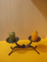 Kerzenständer aus Metall, 2 Kerzen, romantische Atmosphäre