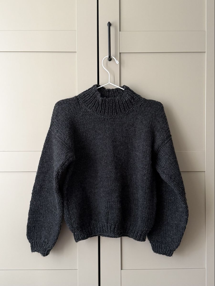 Pullover & Sweatshirts: Handgestrickter Wollpullover Rollkragen 100% Wolle – Gebraucht aus Langnau am Albis von Nataliehershlag 1