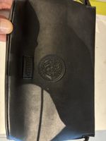 Pochette noire cuir Versace logo méduse neuf sans étiquette