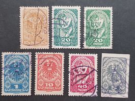 Deutschösterreich 1919/1920 aus Serie Posthörner