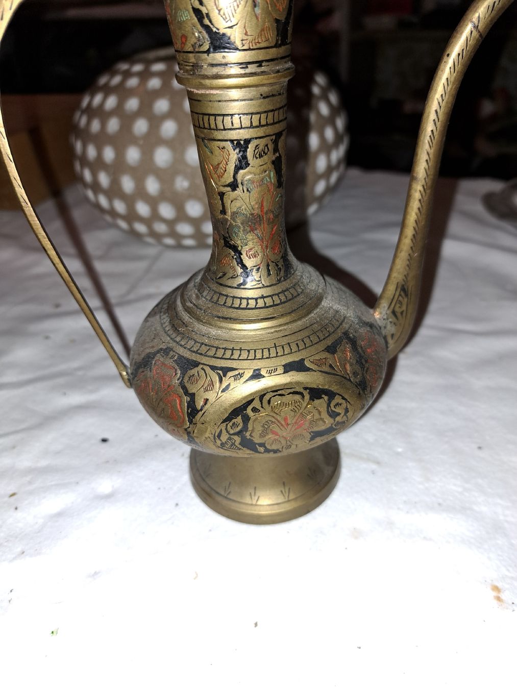 Teiere: Alte Messing Kaffeekanne aus Indien,  – Usato da Kölliken venduto da Upcycling-by-Mc-TAM 3