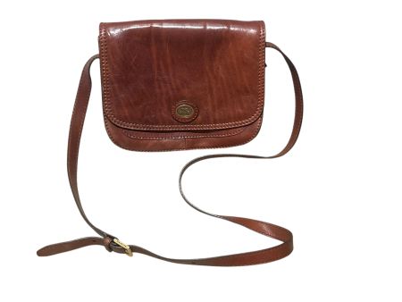 THE BRIDGE TASCHE UMHÄNGETASCHE ECHT LEDER BRAUN