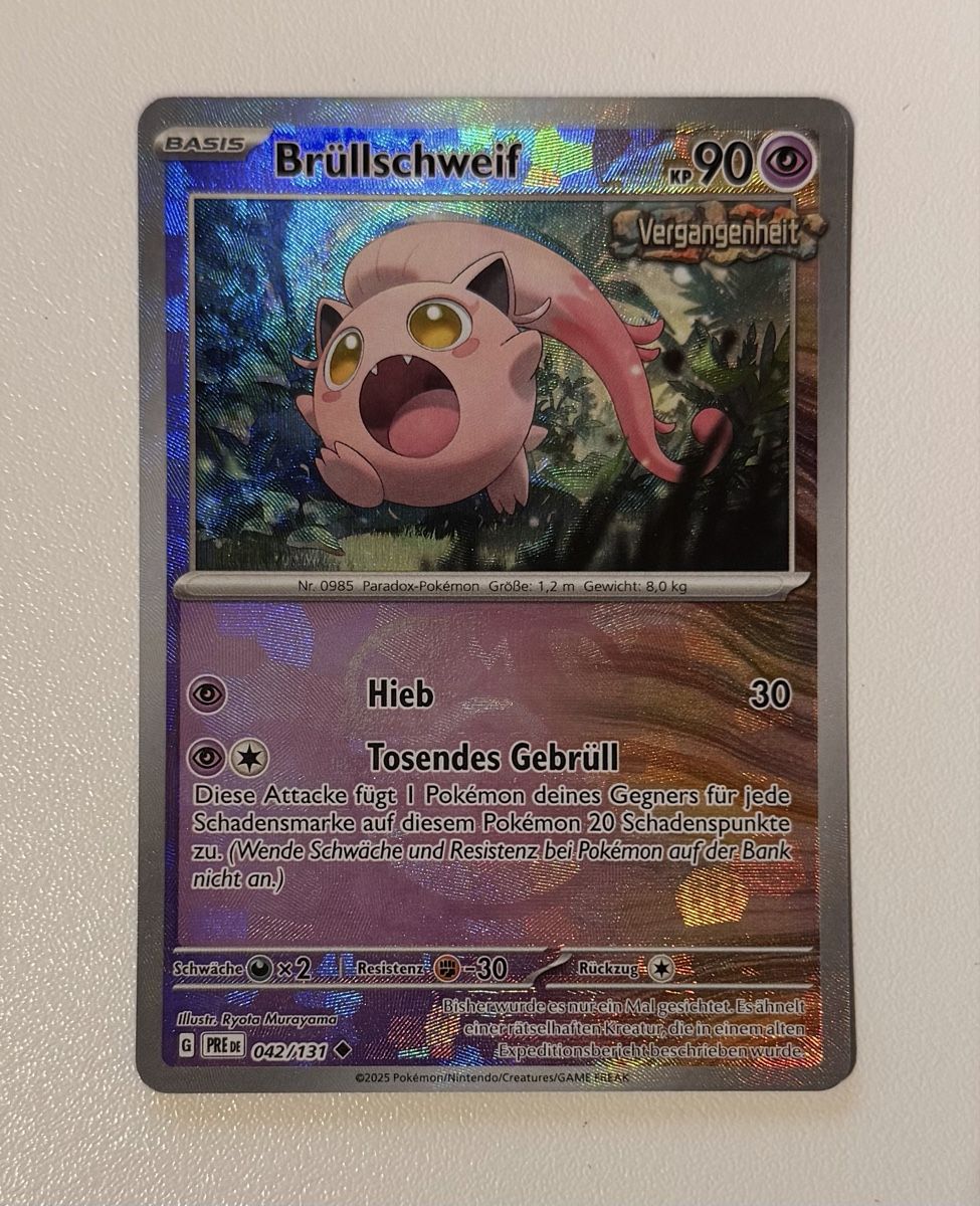 Pokémon Carte collezionabili: Brüllschweif #42 Masterball  – Usato da Au SG venduto da Bego1