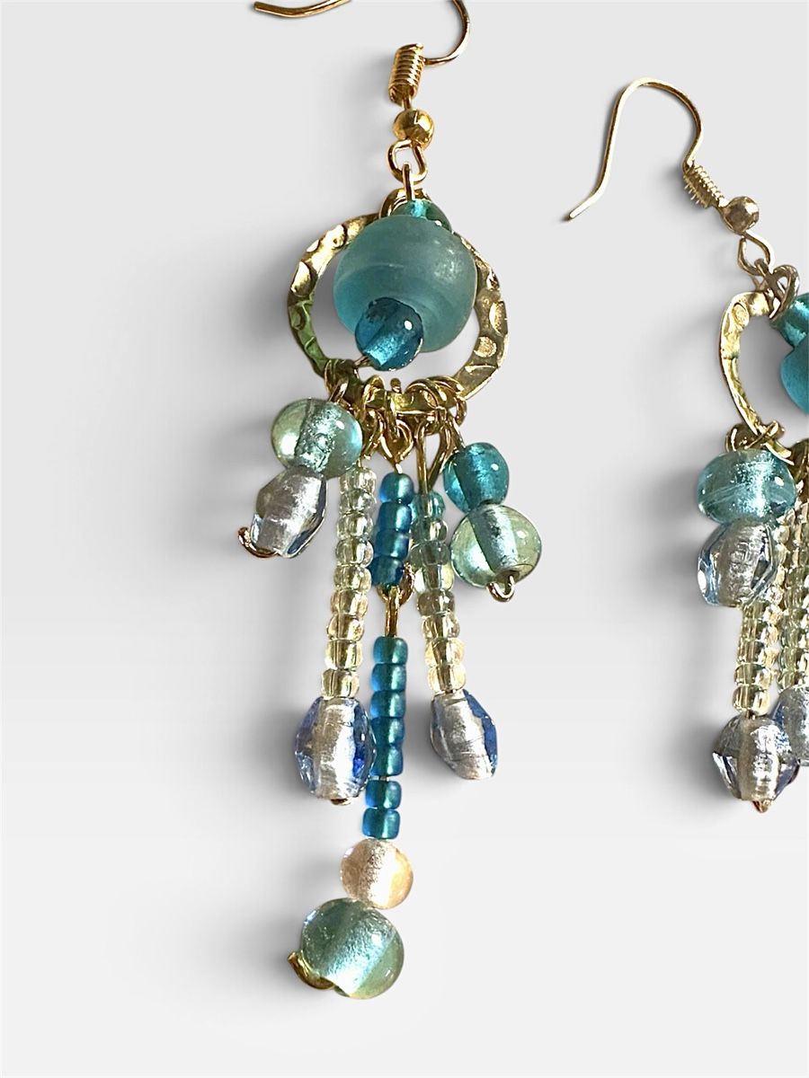 Orecchini pendenti & Orecchini a lobo: Boucles artisanales verre – Nuovo (secondo la descrizione) da St-Saphorin-Morges venduto da chl_s5rr 3