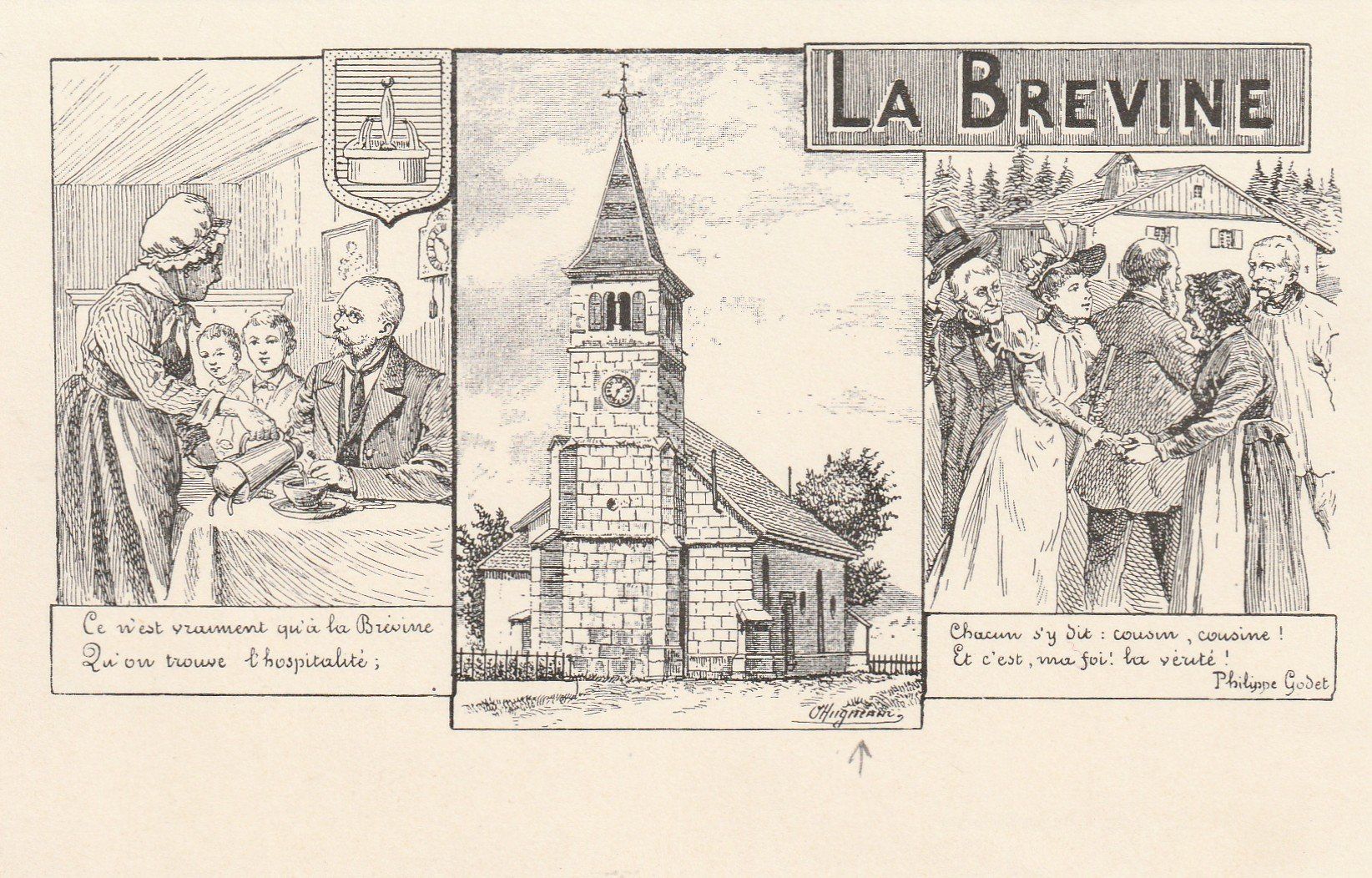 Cartoline postali: La Brevine – Usato da Rorschacherberg venduto da fratovi2