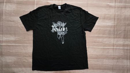 🆕 Schwarzes Shirt - XXL - Engel mit Pfeil & Bogen
