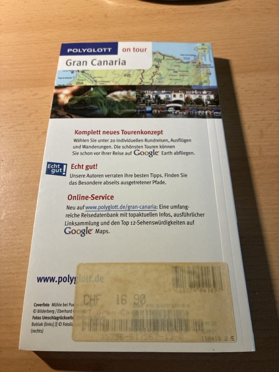 Libri: POLYGLOTT Gran Canaria Reisefuehrer neu – Usato da Konolfingen venduto da link09 2