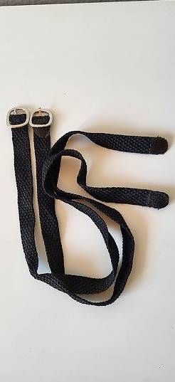 Selles & Accessoires: Sporen Riemchen schwarz Nylon – D'occasion à Duggingen par lot-of-fun