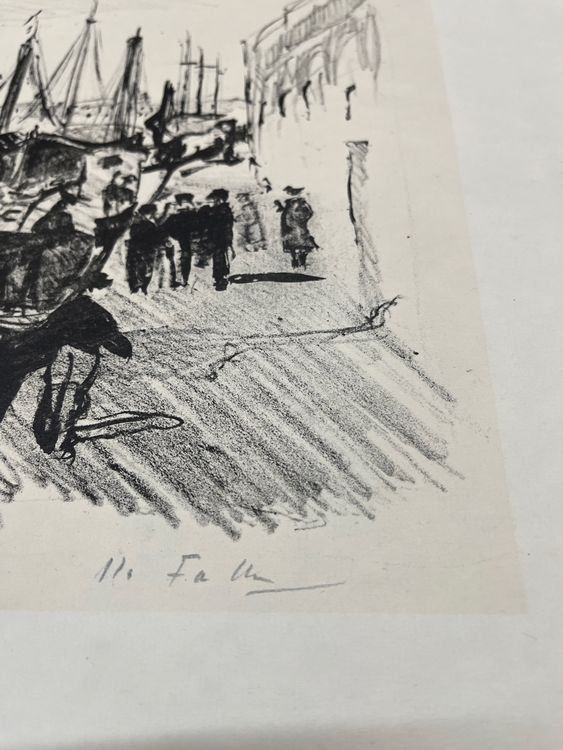 Grafica & Litografie: HANS FALK LITHOGRAPHIE SIGNIERT – Usato da Gersau venduto da kunst-online 2