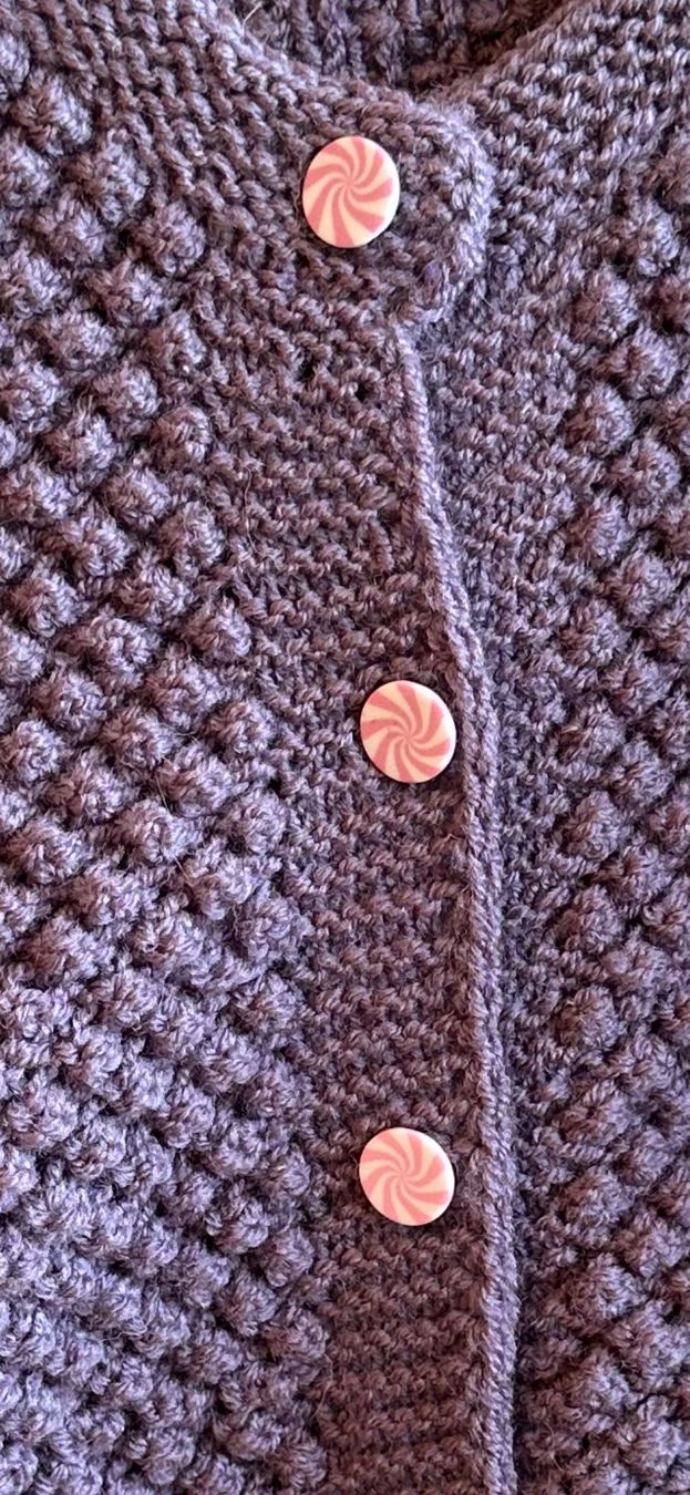 Giacche & Cappotti: Jacke Strickjacke Handmade Babywolle – Nuovo (secondo la descrizione) da Münchenstein venduto da egi4142 1