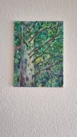 TOP Gemälde: Birke, Öl auf Leinwand, 30x40cm