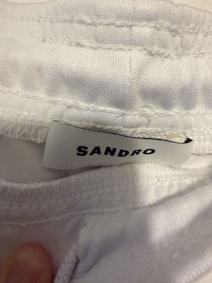 Sandro Lotti di vestiti: Set Sandro con camicia  azzurra e pantalone bianco – Nuovo (secondo la descrizione) da Lugano venduto da can_xdd8 3