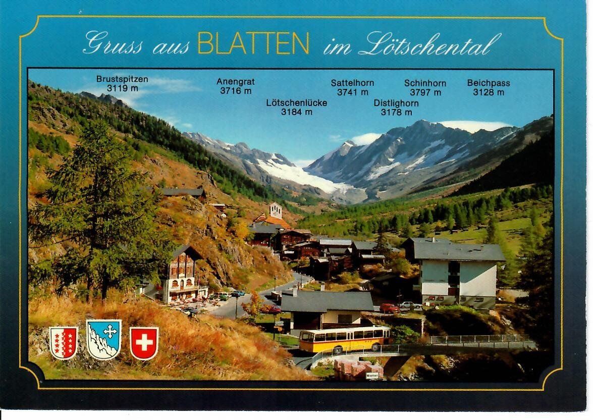 Cartoline postali: Blatten – Usato da Hochdorf venduto da Ziegel-16