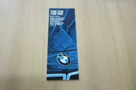 BMW 728i 735i 745i Farben/Polster Broschüre 1985