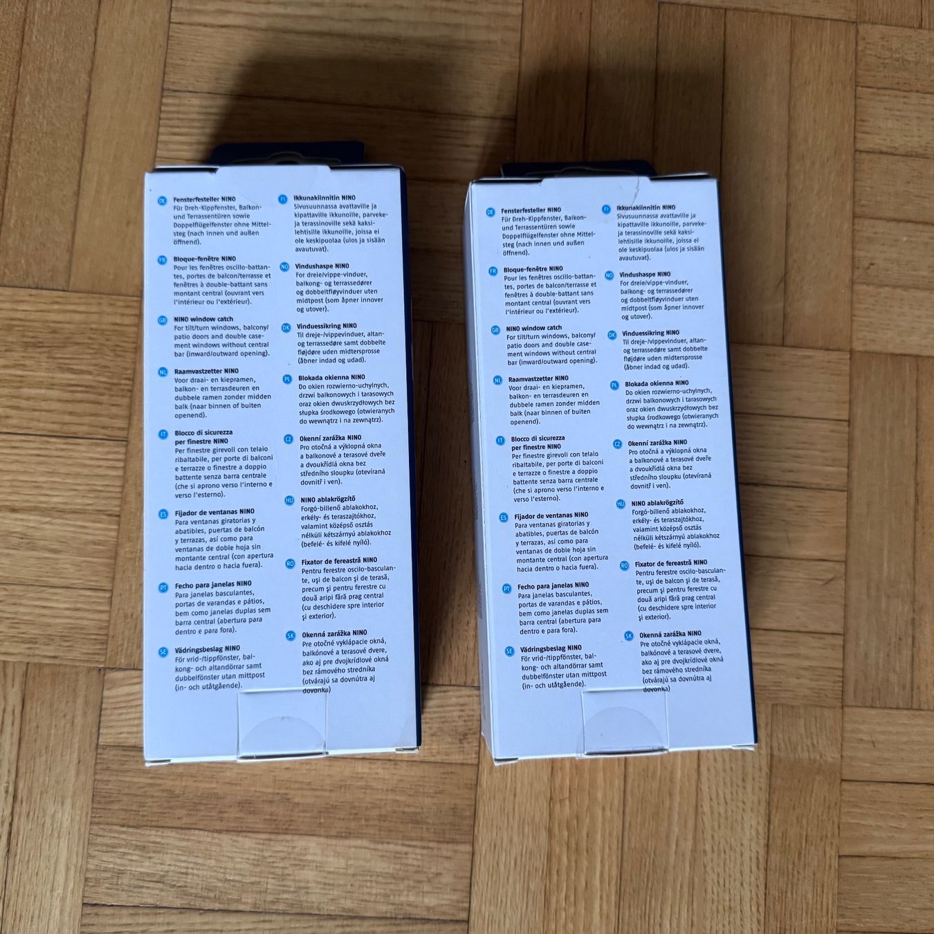 Supporti a parete: 2x Abus Fensterfeststeller NINO – Nuovo e nell'imballaggio originale da Brügg BE venduto da ASG85 1