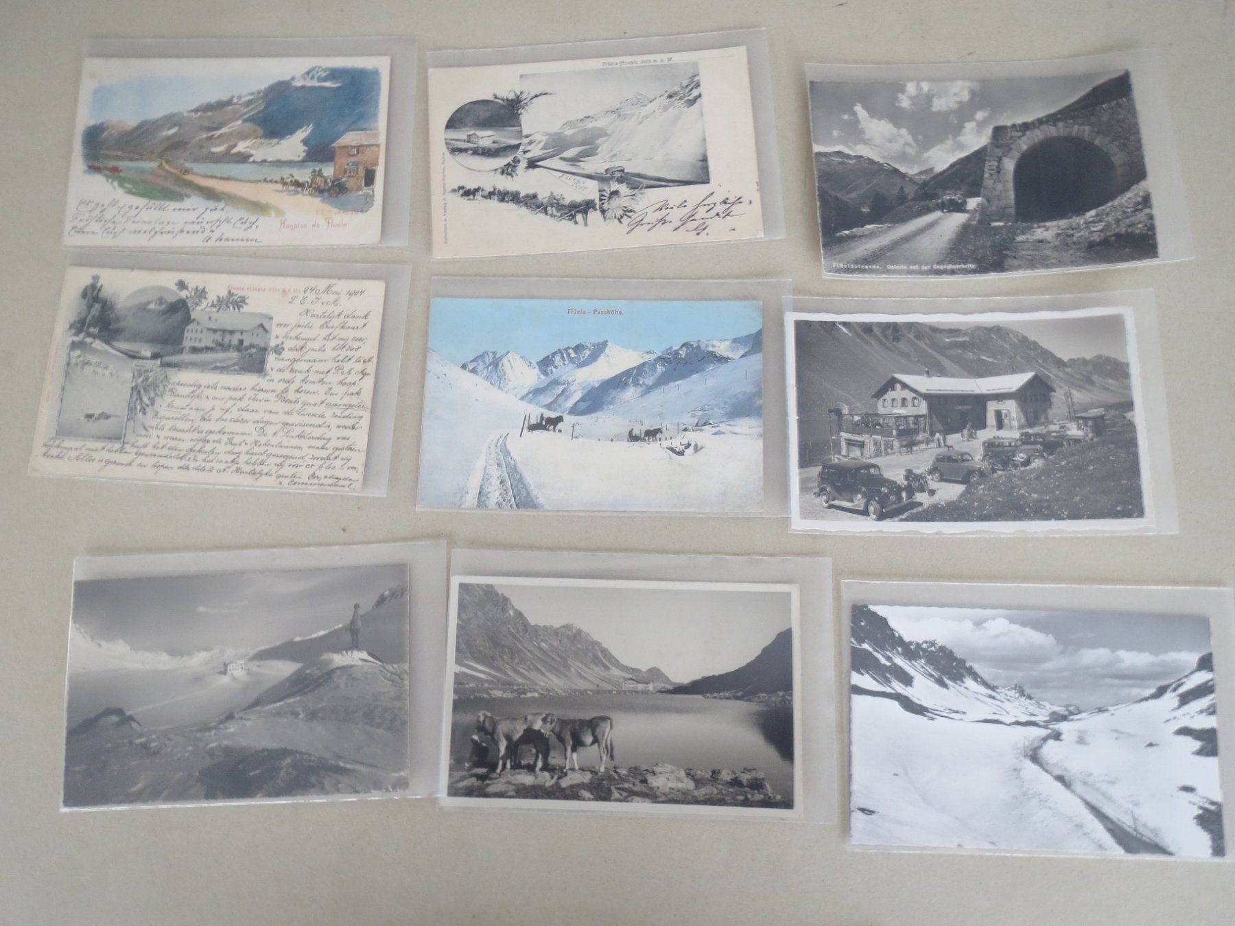 Cartoline postali: Flüela Pass - 115 Ansichtskarten – Usato da Tagelswangen venduto da Miski 2
