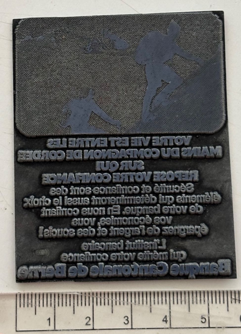 Foto & Immagini: Cliché typographique - Banque Cantonale de Berne - Alpinisme – Usato da Neuchâtel venduto da gefdeneuch 3