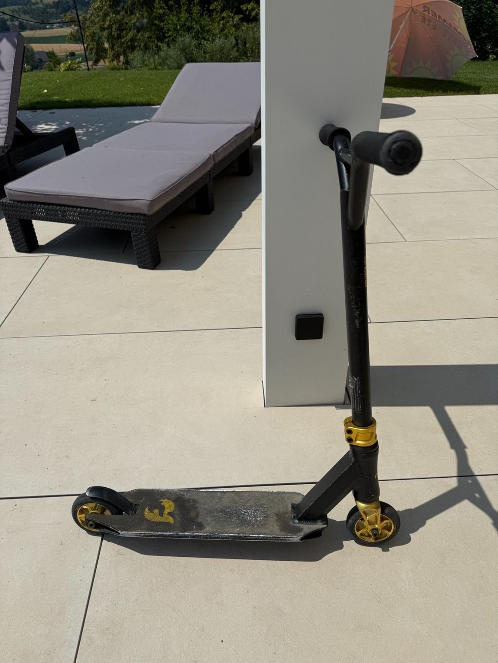 Chilli Kickboard: Chilli Scooter - Trottinett - gold/schwarz – Usato da Bonstetten venduto da Bobber_79 3
