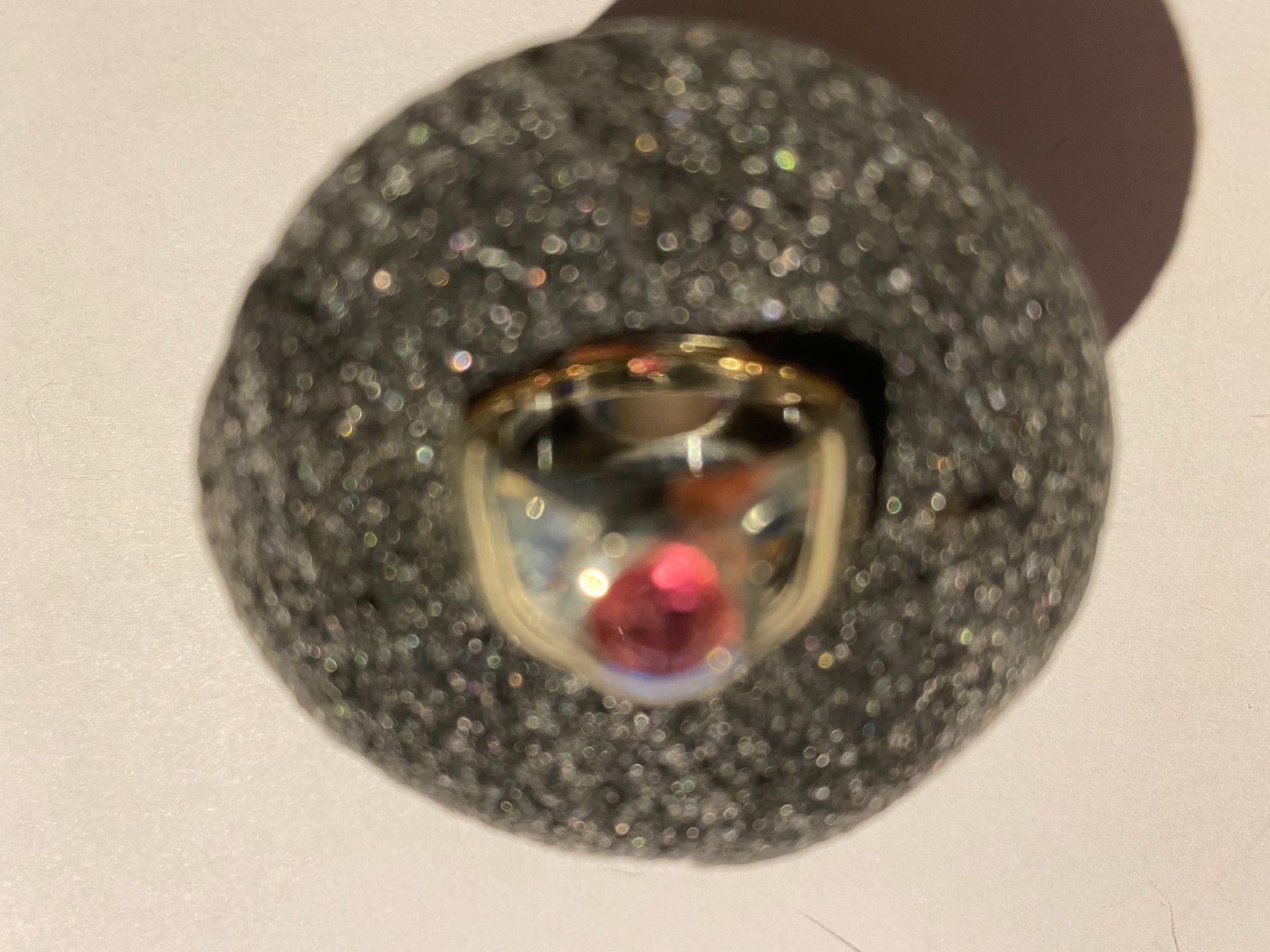 Anelli: Ring, Silber, Turmalin, Durchm. 53mm (12) – Nuovo (secondo la descrizione) da Muri b. Bern venduto da Silberqualle 2