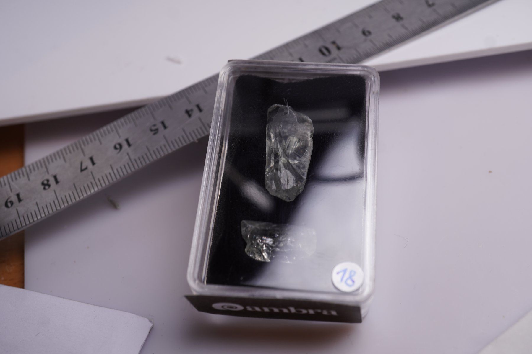 Minerali & Pietre curative: Prasiolith  Rohsteine Facettier  Ware      im Böxli – Nuovo e nell'imballaggio originale da Eschenbach SG venduto da topstone 2
