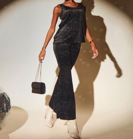 Hose und Top, Partyoutfit, Partydress, Party, Silvester etc.
