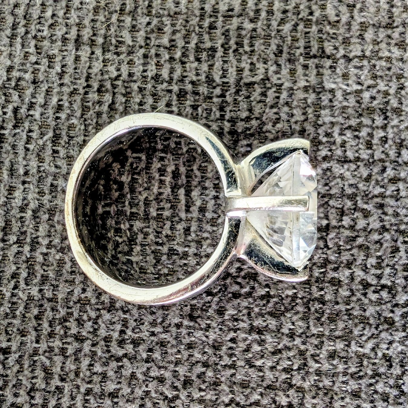 Bagues: Silber Ring mit schönem Schweizer Bergkristall  – D'occasion à Horw par Hefe1