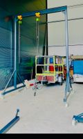Mobiler Portalkran 4,50m x3,00m 2t. 2xVorhanden Bootskran
