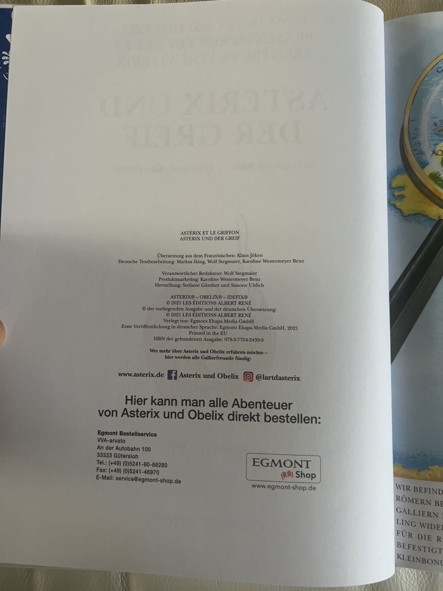 Fumetti: Asterix und der Greif Comic, guter Zustand! – Usato da Meilen venduto da wehrluzern 2