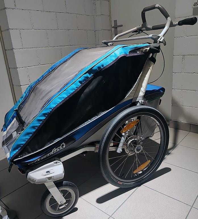 Chariot CX 2 Fahrradanhnger fr 2 Kinder + mit Zubehr (Gebraucht) in  Seewen SZ fr CHF 400  nur Abholung auf Ricardo kaufen
