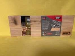 Weber Räucherbrett Zedernholz/Erle, 2er-Pack, neu!🔥😋 50