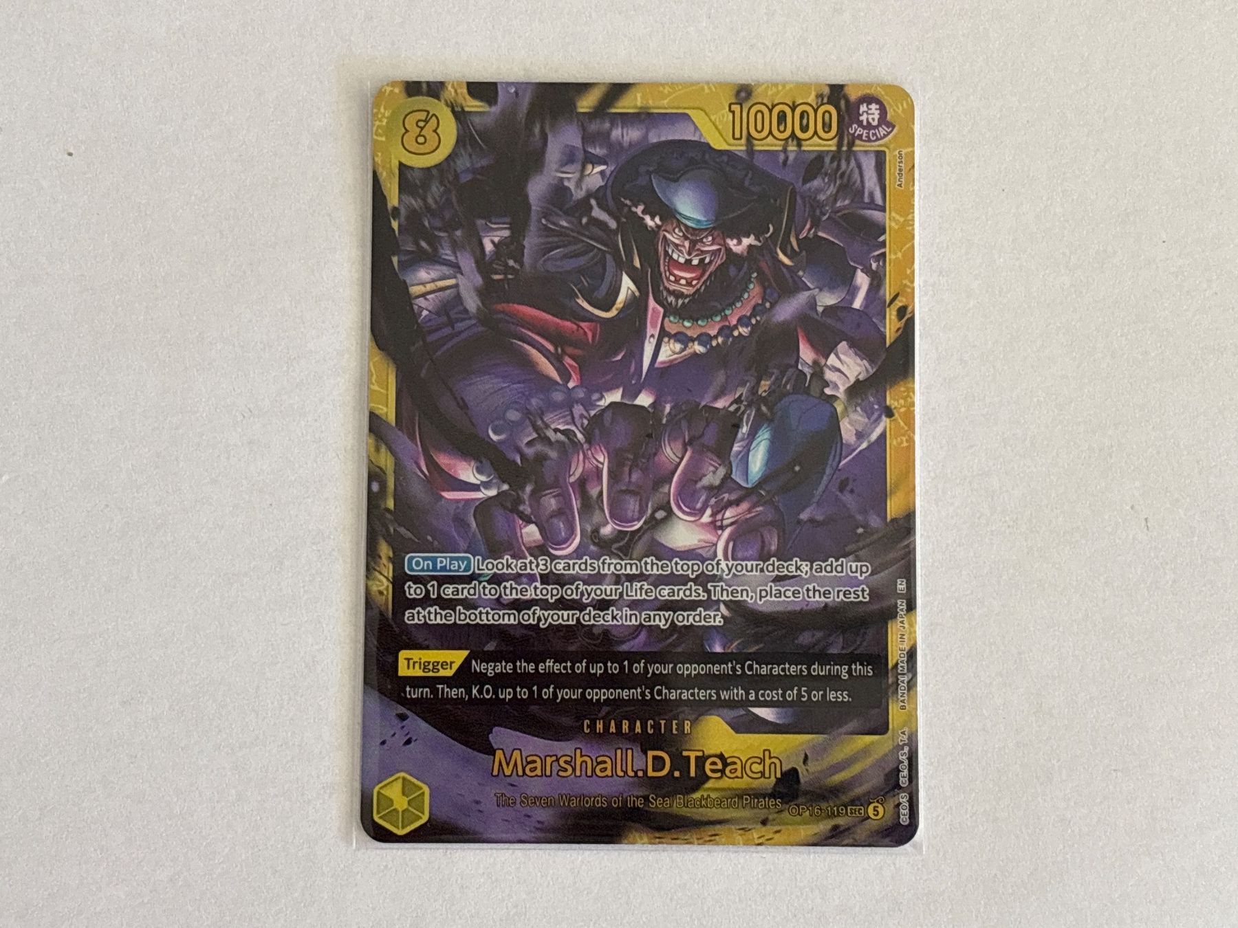 Bandai Carte collezionabili: One Piece TCG CARD OP16-119 ENG – Nuovo (secondo la descrizione) da Schaffhausen venduto da Brickorama0815
