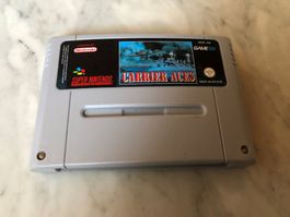 CARRIER ACES SPIEL FÜR SUPER NINTENDO