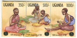 Briefmarken "Aktion gegen den Hunger".  Uganda