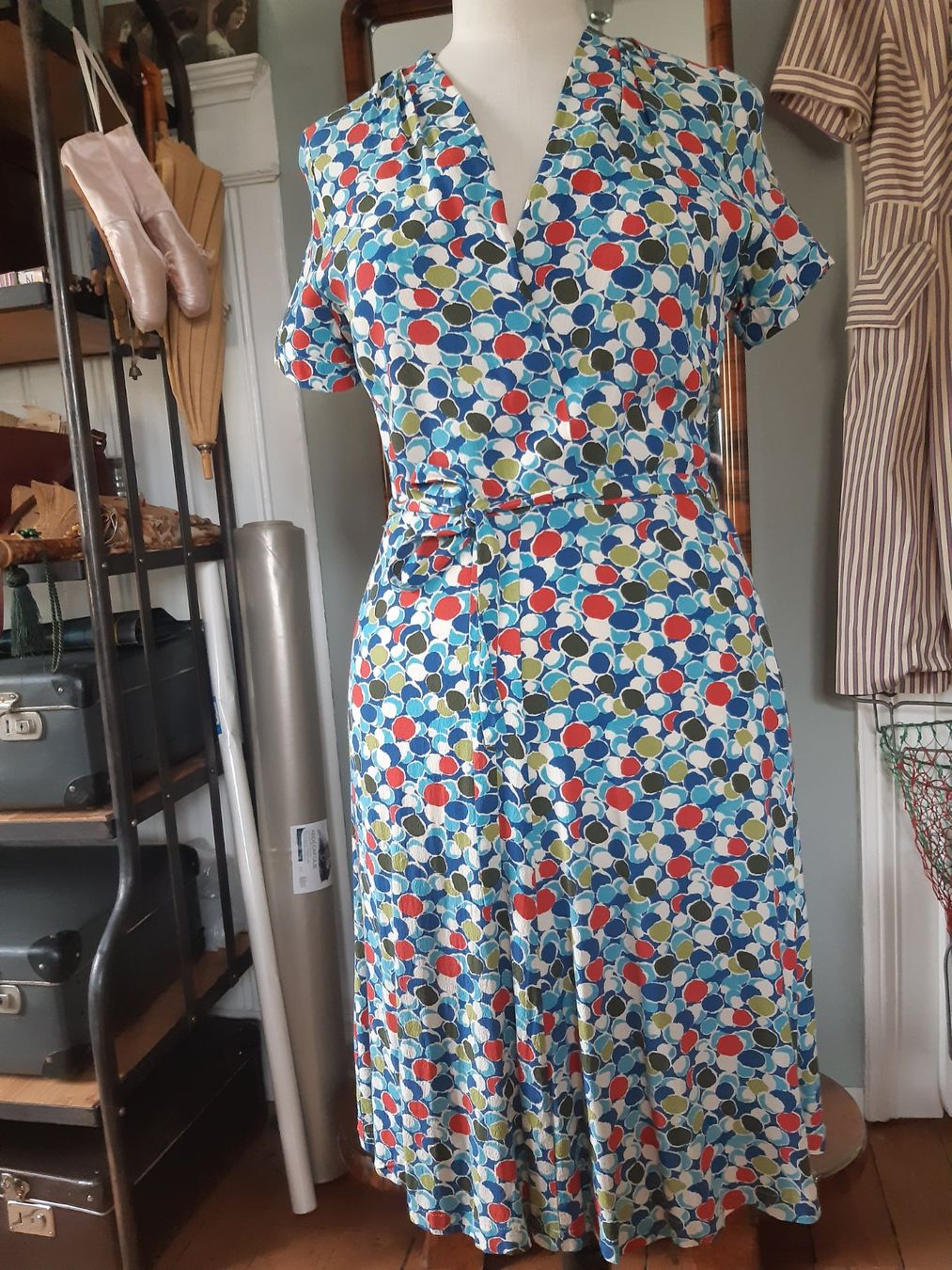 Vestiti: Kleid von King Louie, bunt – Usato da Arbon venduto da torso444