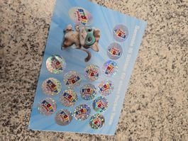 1 x volle Story Mania Migros Sammelkarte für Pocket Tonie