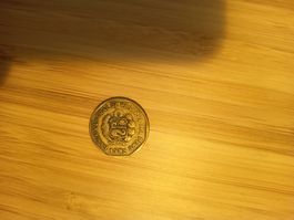 10 centimos 1992 mit patina  Peru   nr 279