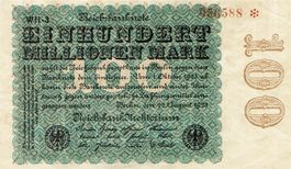Berlin 100 Mil.Mark 22.08.1923 VZ+-VZ++
