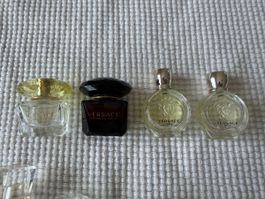 Lot 4 parfums Versace Yellow Diamond Crystal Noir & 2x Eros