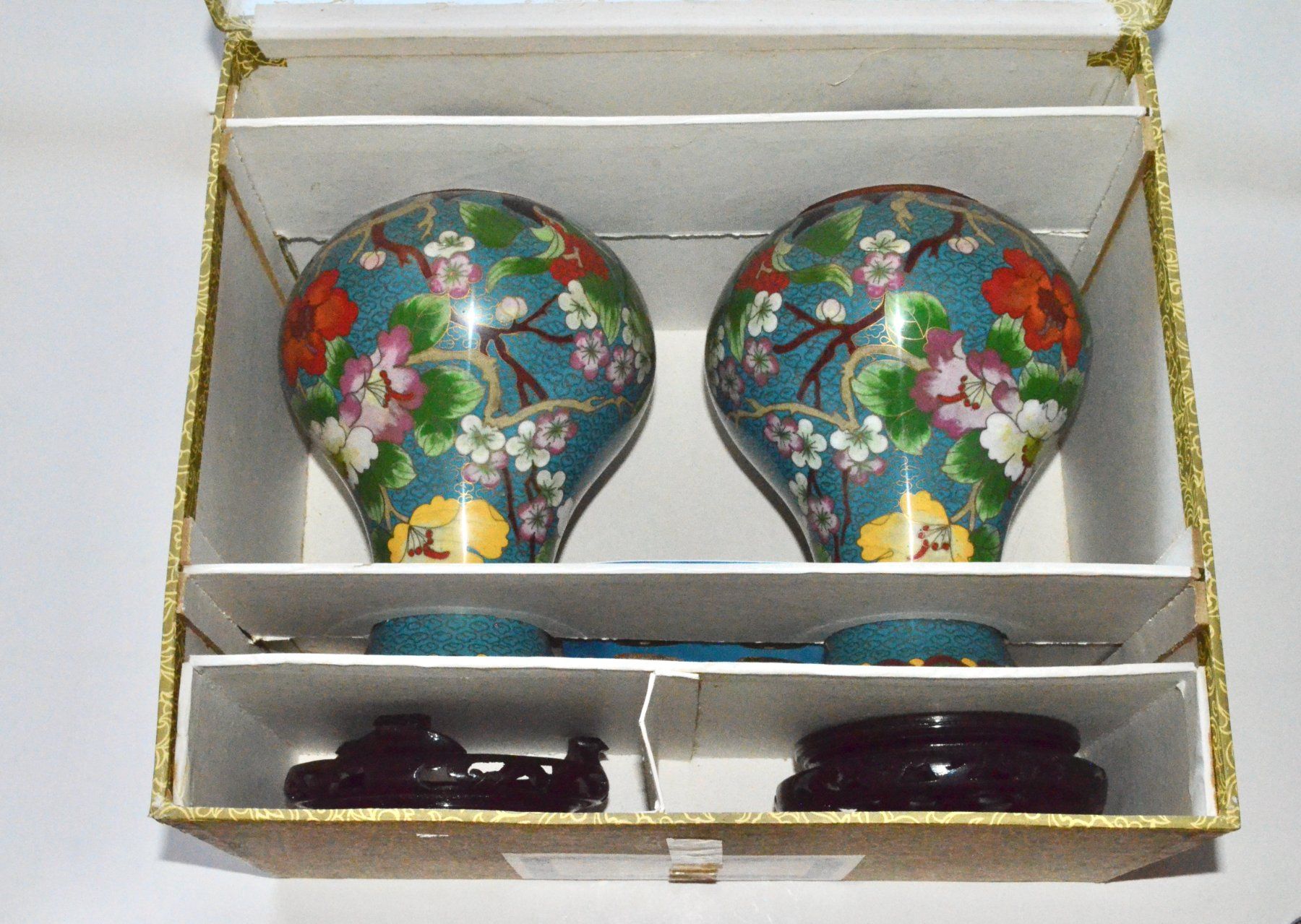 Vase & Récipients: Cloisenne vases, vintage 1982. – D'occasion à Meilen par glenbeigh 7